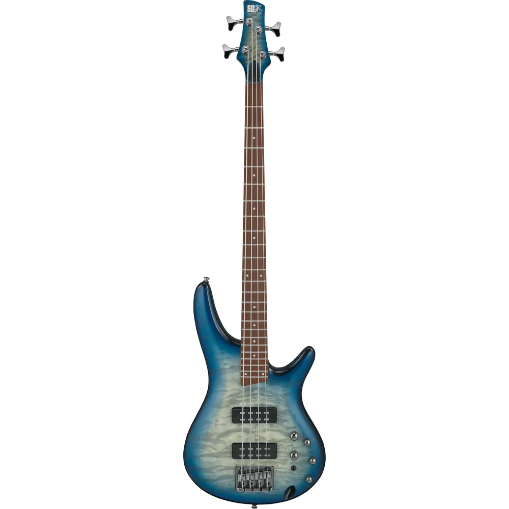 Ibanez SR400EQM Stained Cosmic Blue Starburst Electric Bass
