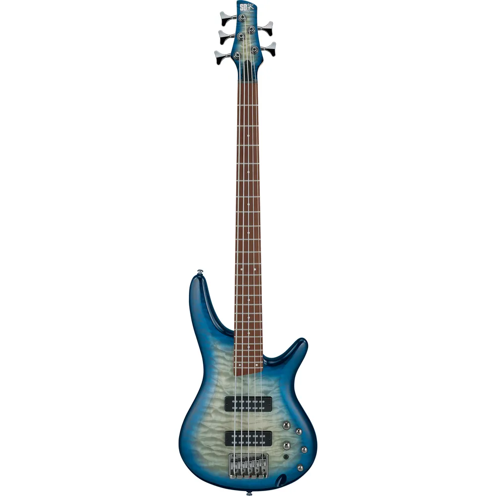 Ibanez SR405EQM Stained Cosmic Blue Starburst 5 String Electric Bass