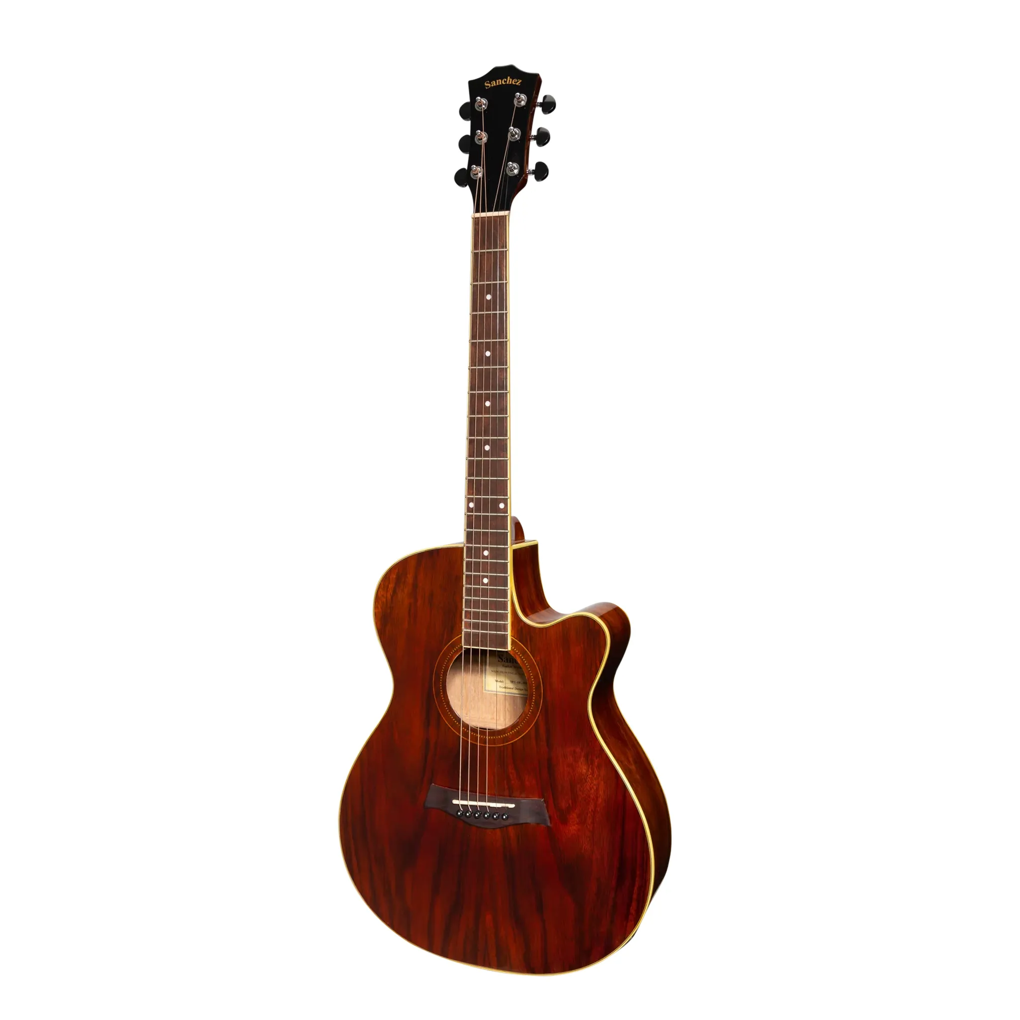 Sanchez SFC-18G-RWD Acoustic-Electric Small Body Cutaway - Gloss