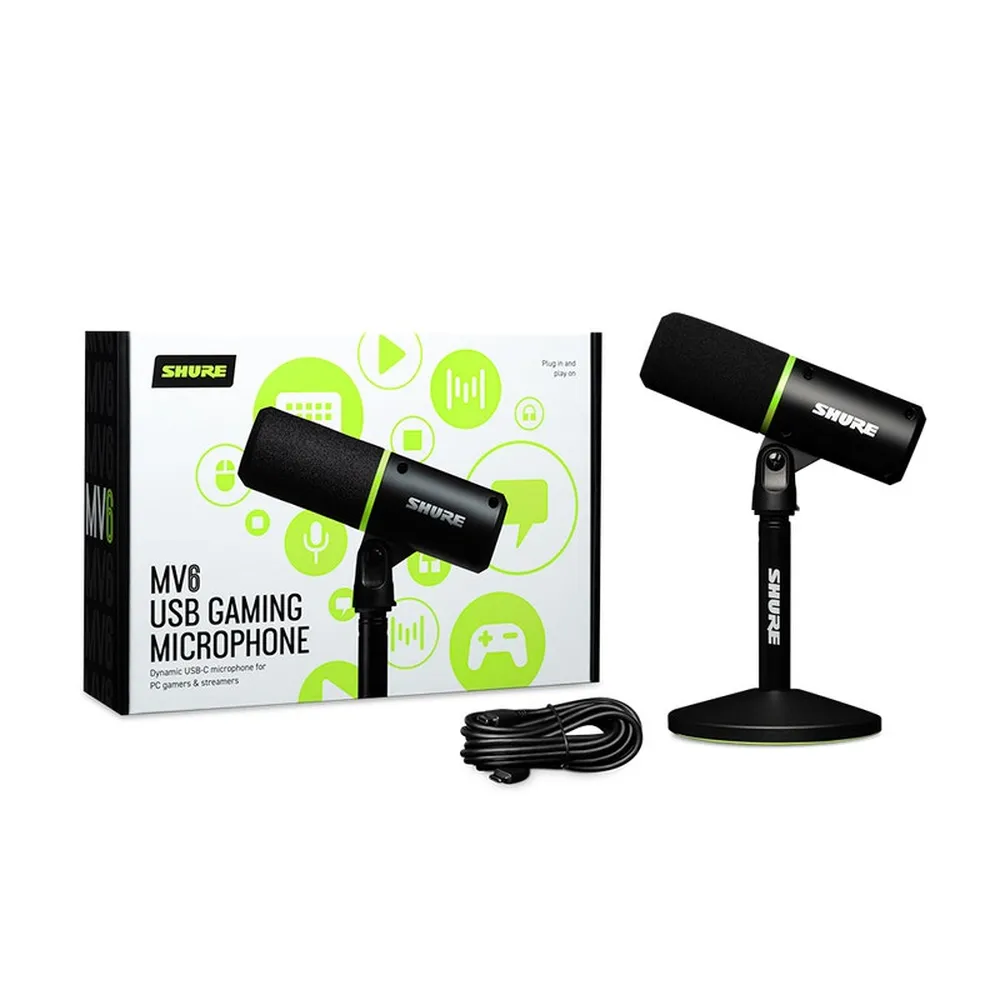 Shure MV6 USB Gaming and Streaming Microphone