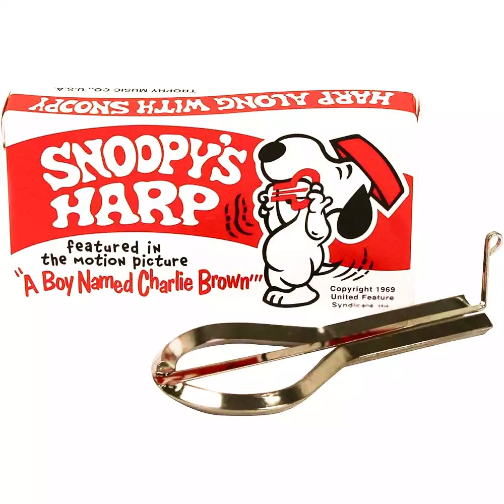 Snoopy Sturdy Deluxe Chrome Plated Harp with Tempered Steel Tongue