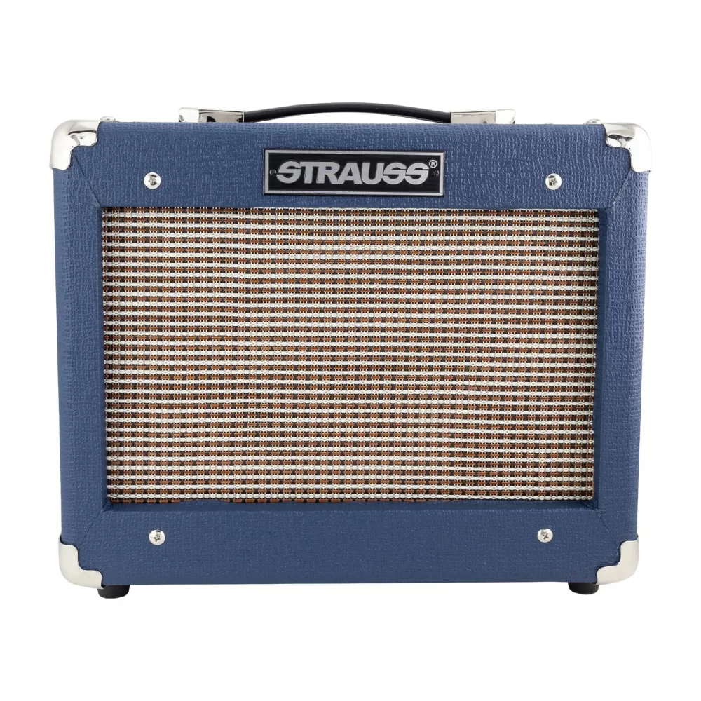 Strauss Legacy SLA-15G-BLU 15 Watt Guitar Amplifier - Blue