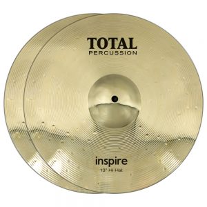 Total Percussion TPI13PR - 13 Inch Hi-Hat Cymbals (Pair)