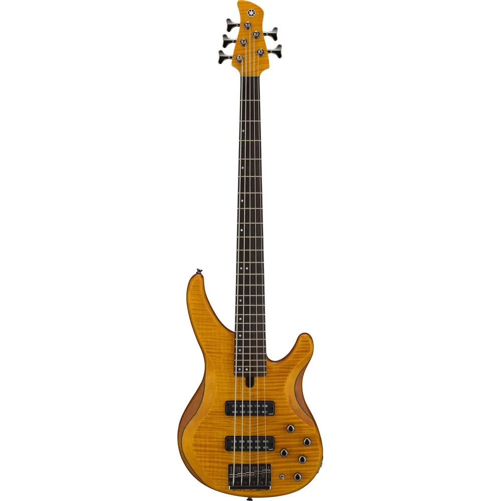 Yamaha TRBX605FM 5-String Bass Guitar | Matte Amber