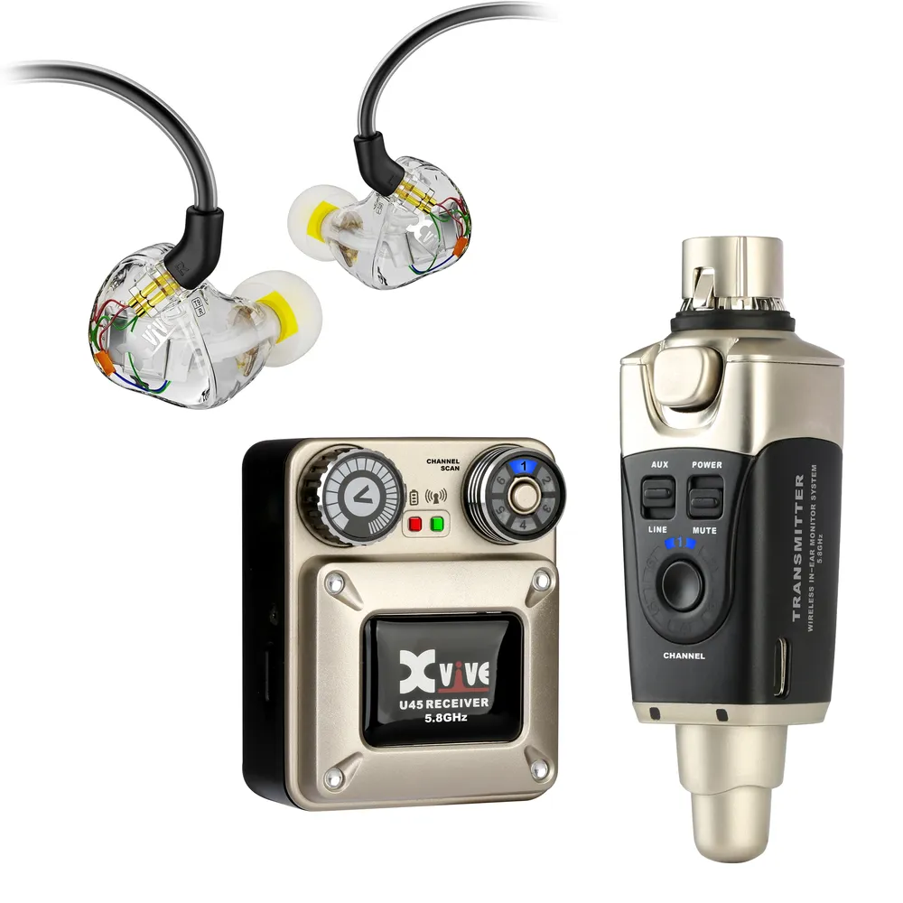 Xvive U45T9 5.8 GHz In-Ear Monitor Wireless System with T9 In-Ear