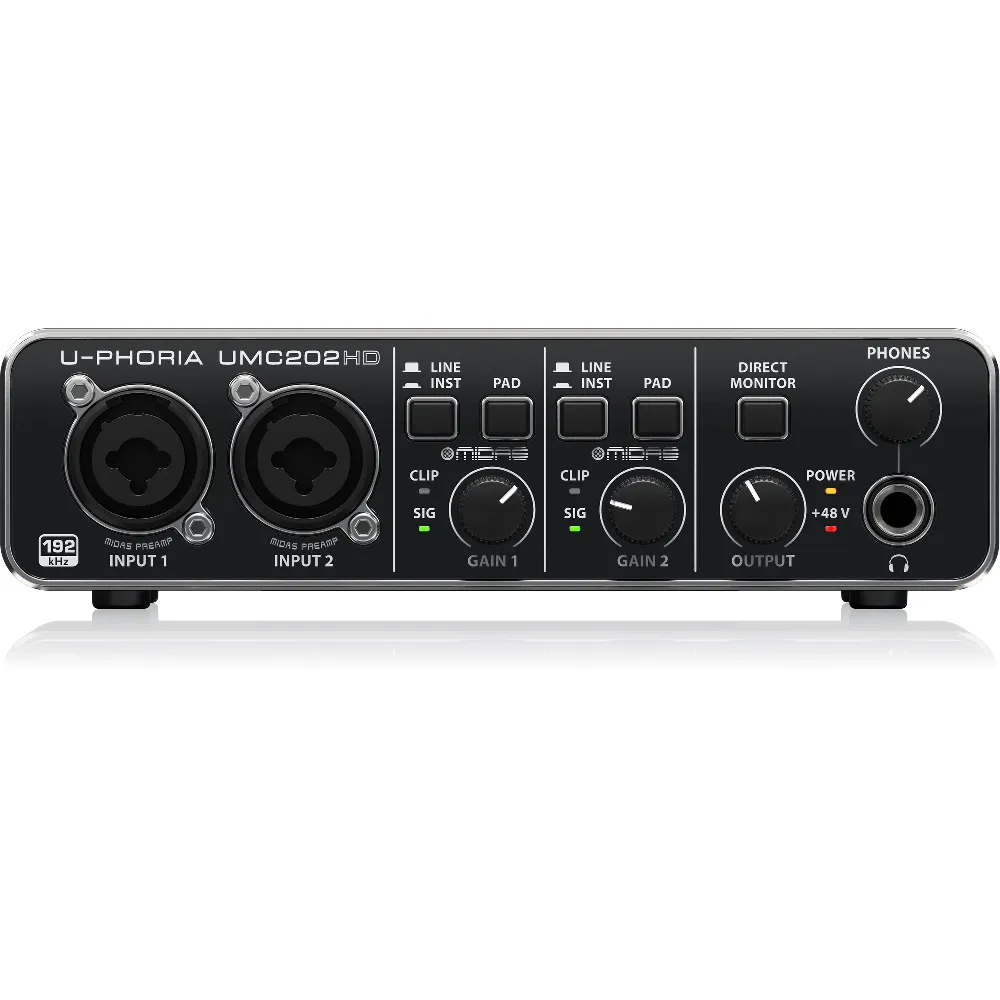 Behringer U-Phoria UMC202HD USB Audio Interface