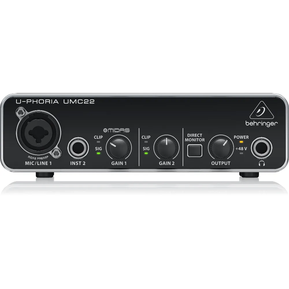 Behringer U-Phoria UMC22 USB Audio Interface
