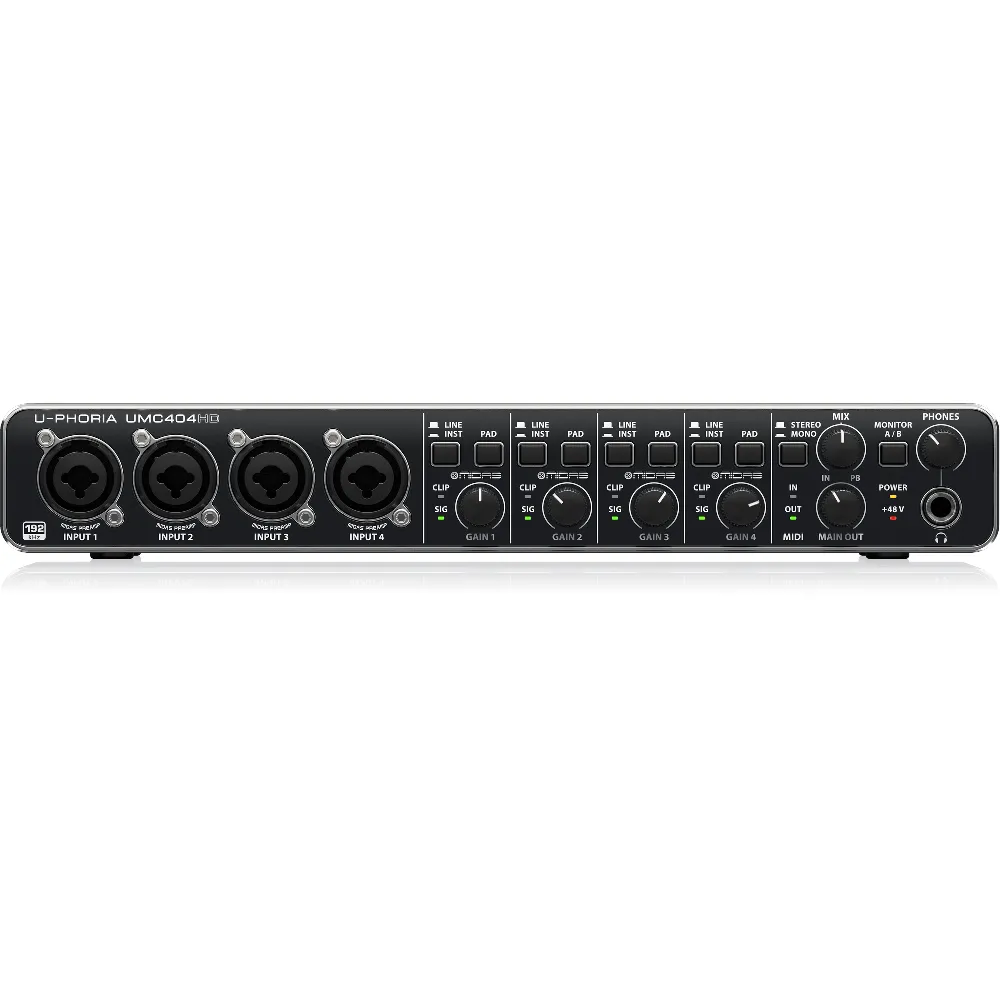 Behringer U-Phoria UMC404HD USB Audio Interface