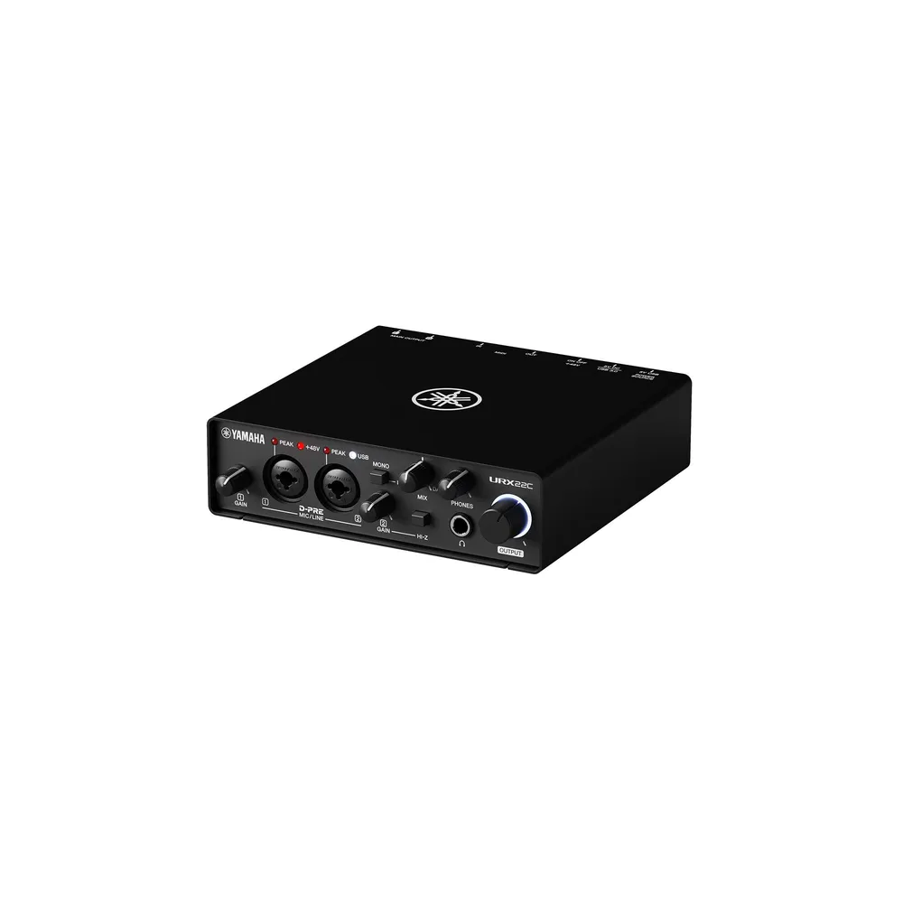 Yamaha URX22C USB Audio/MIDI Interface โ Black - Image 3