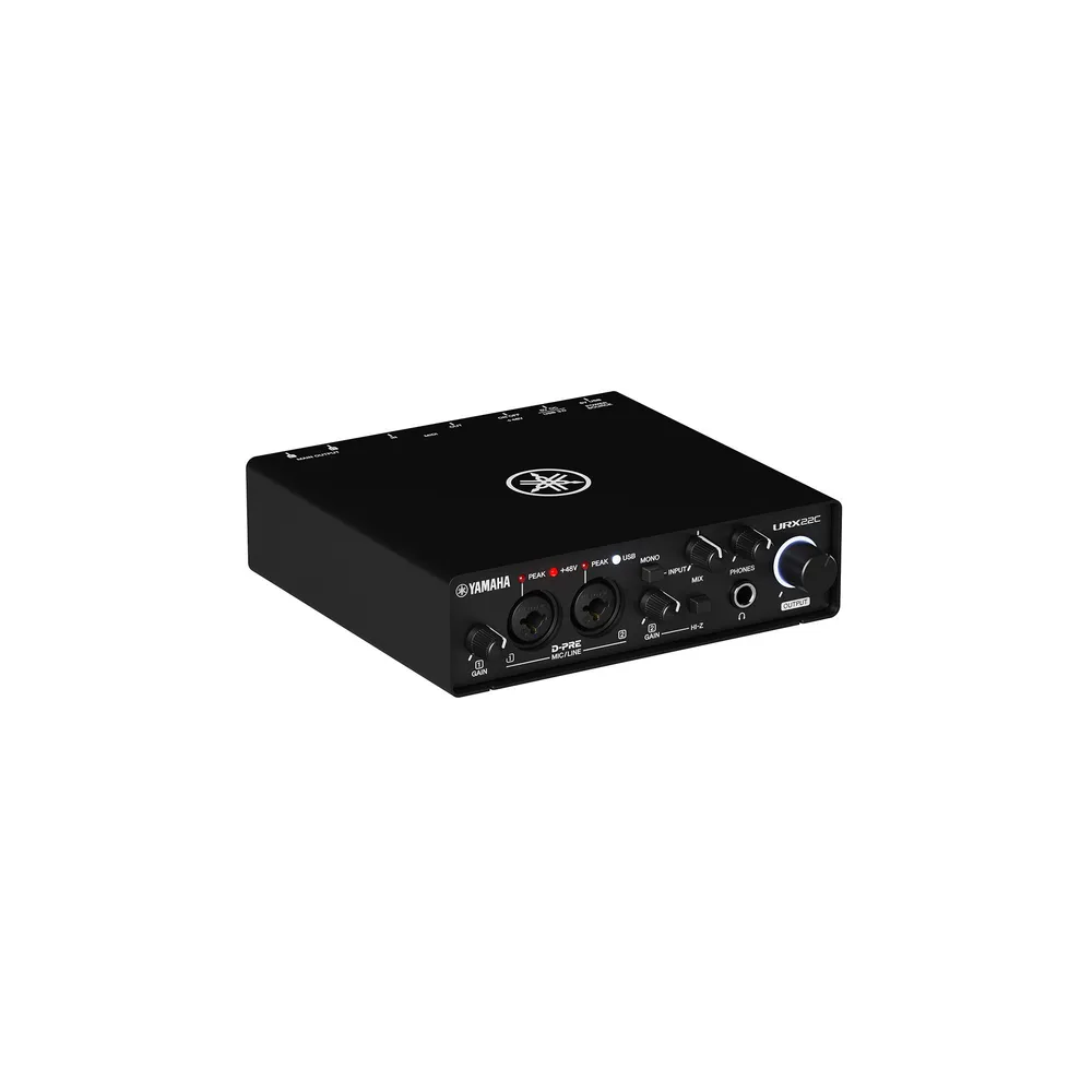 Yamaha URX22C USB Audio/MIDI Interface โ Black - Image 4