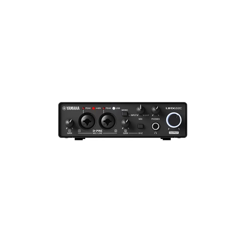 Yamaha URX22C USB Audio/MIDI Interface – Black