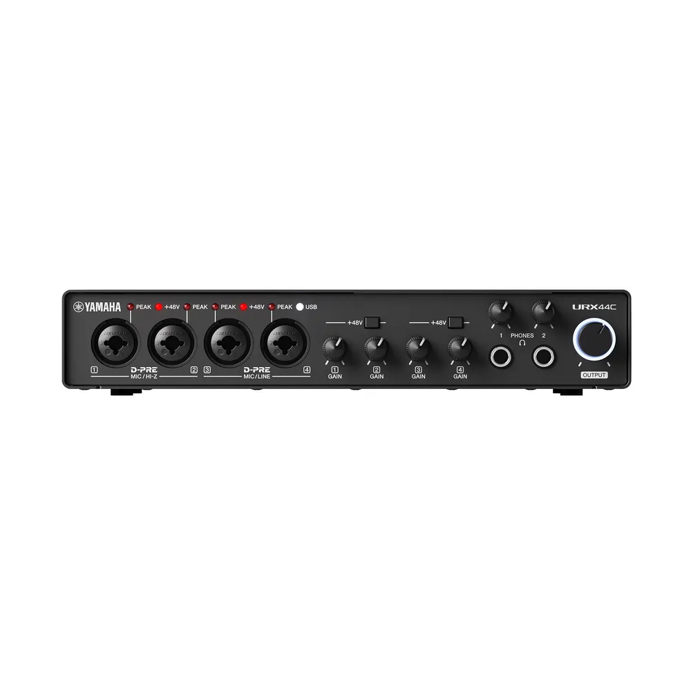 Yamaha URX44C USB Audio/MIDI Interface – Black