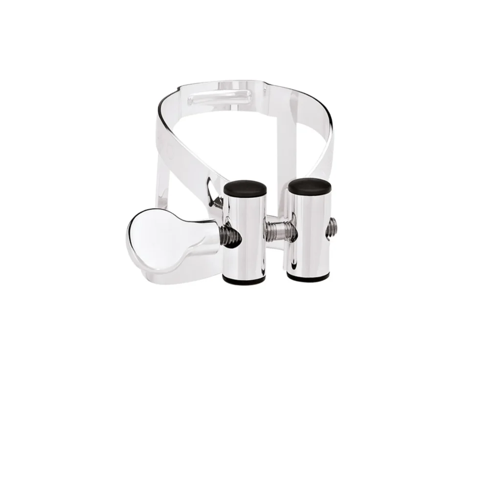 Vandoren - MO - Ligature & Cap Set - B Flat Clarinet - SILVER PLATED