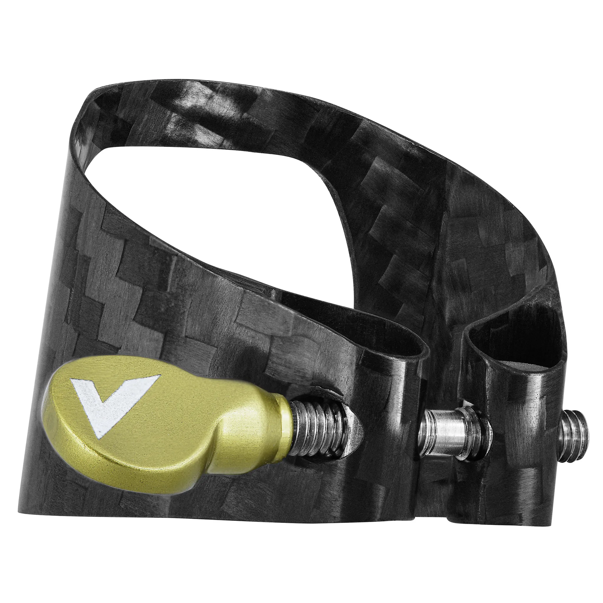 Vandoren - CARBON - Ligature & Cap Set - Alto Sax - Gold