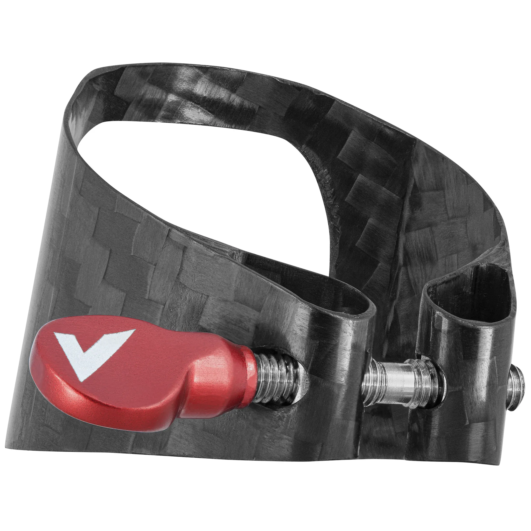 Vandoren - CARBON - Ligature & Cap Set - Alto Sax - Red