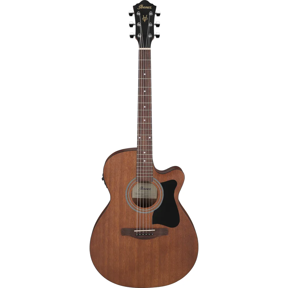 Ibanez VC44CE Weathered Black Open Pore Acoustic Guitar