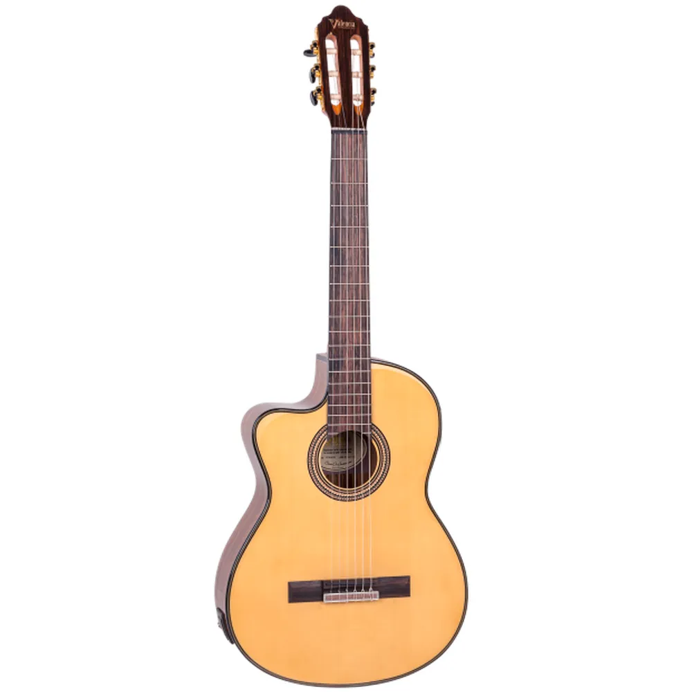Valencia VC564CEL 560 Series Natural 4/4 Electric Classical Guitar - Left Handed