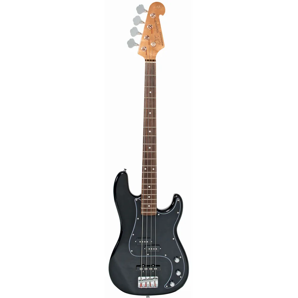 SX Vintage 62 Precision Style Bass Guitar – Black