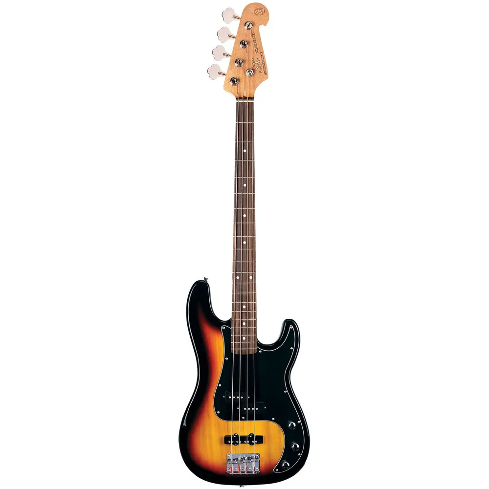 SX Vintage 62 Precision Style Bass Guitar – Sunburst