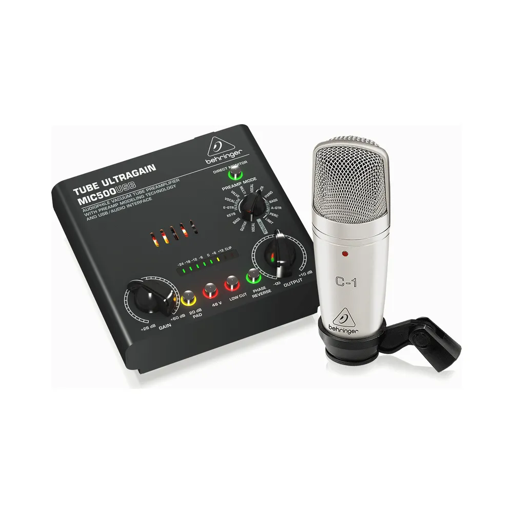 Behringer Voice Studio Recording Bundle