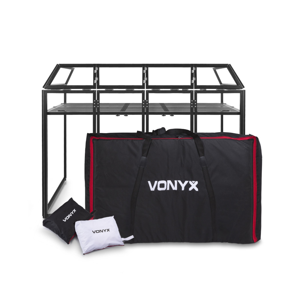 Vonyx DB5 Foldable DJ-Booth System Pro Large