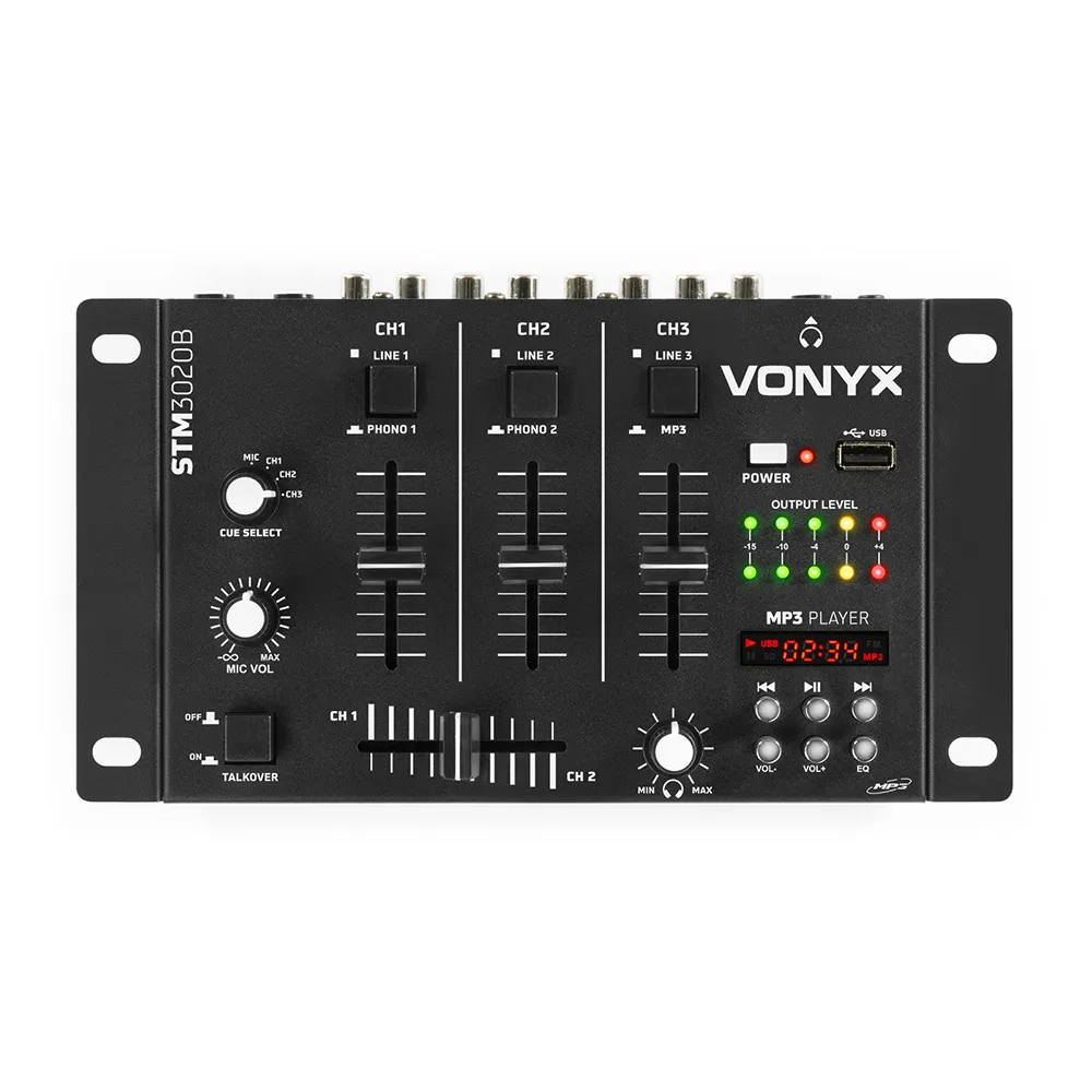 Vonyx STM3020B Compact DJ Mixer