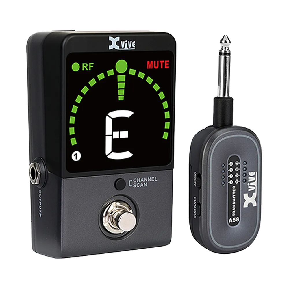 Xvive P58 5.8 GHz Guitar Wireless System with Tuner Pedal