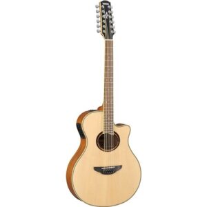 Yamaha APX700IINT12 Thin-Line 12-String Acoustic w/ Solid Top & Cutaway - Natural