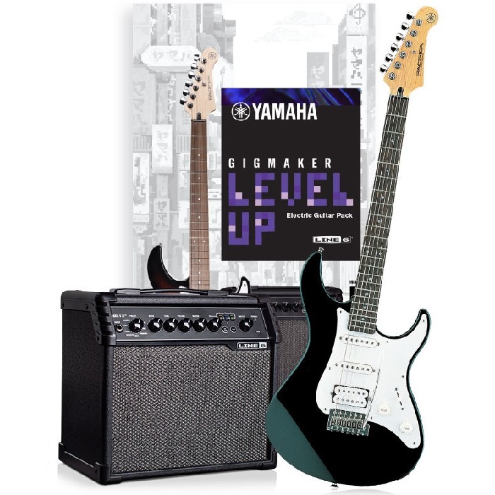 Yamaha Gigmaker Level Up Electric Guitar Pack | Black