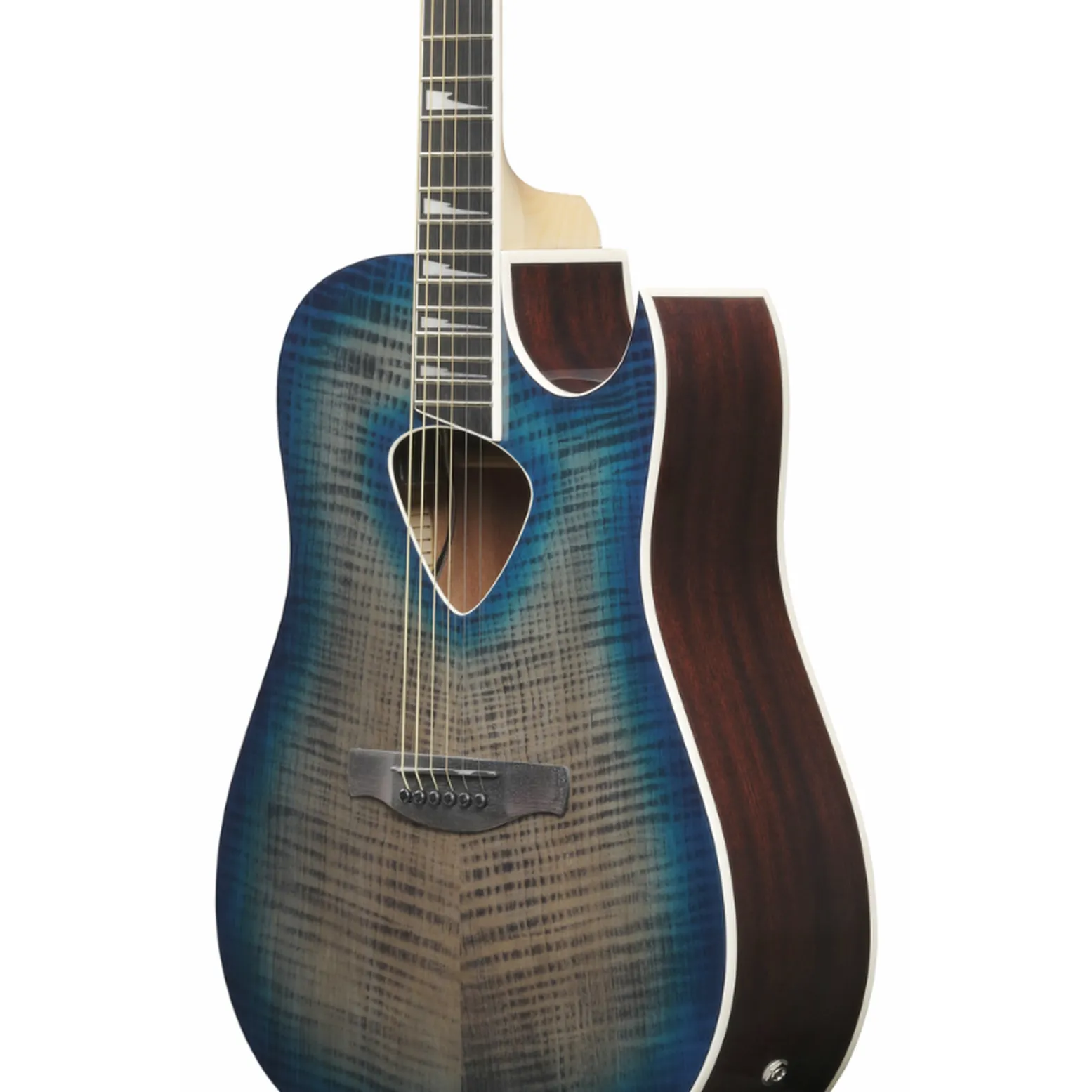 Ibanez ALT50FA BDB Acoustic Guitar- Blue Doom Burst High Gloss - Image 2