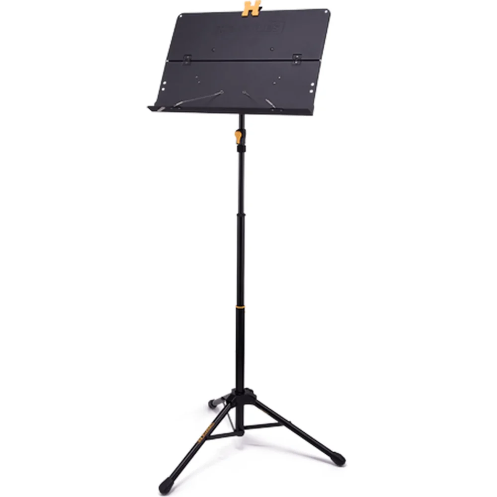 Hercules BS408BPLUS 3-Section Music Stand, Foldable Desk