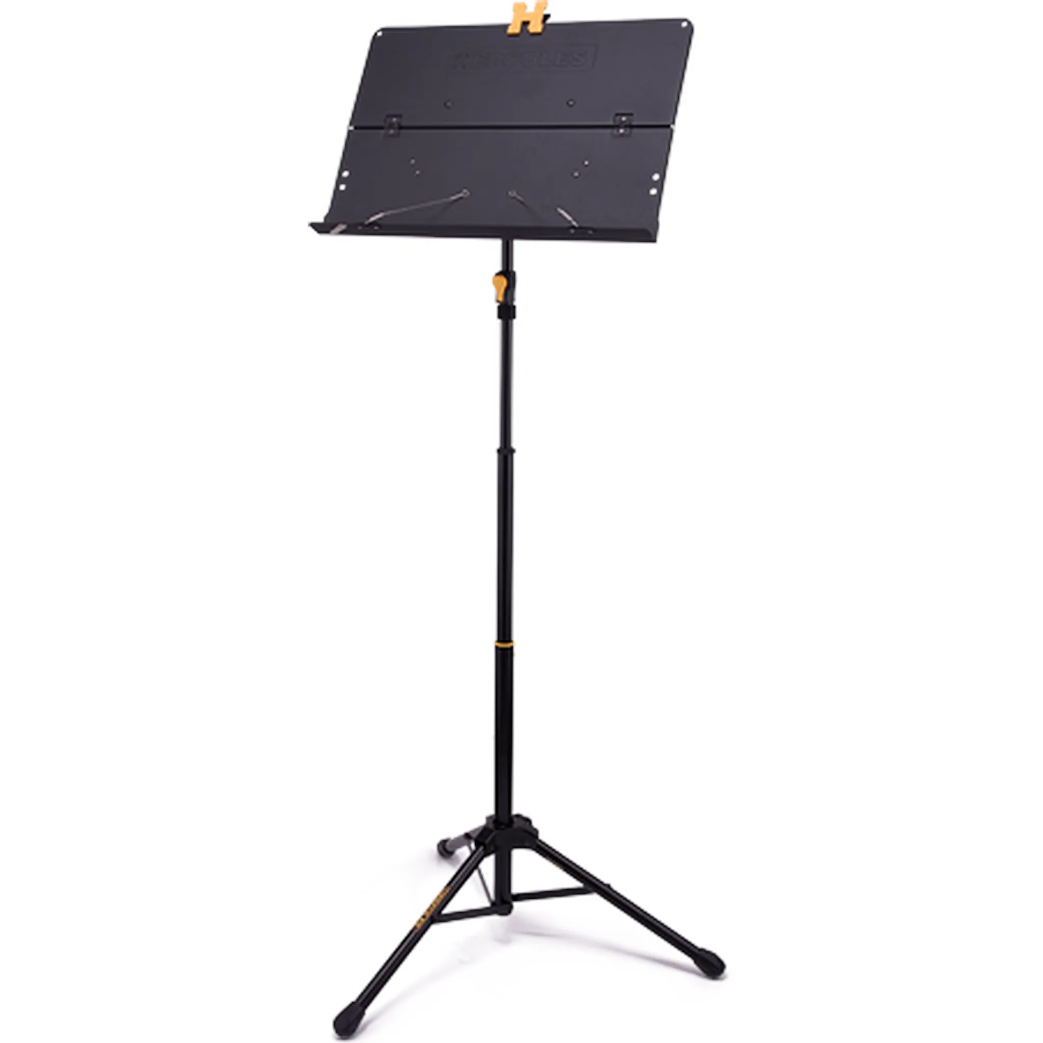 Hercules BS408BPLUS 3-Section Music Stand, Foldable Desk