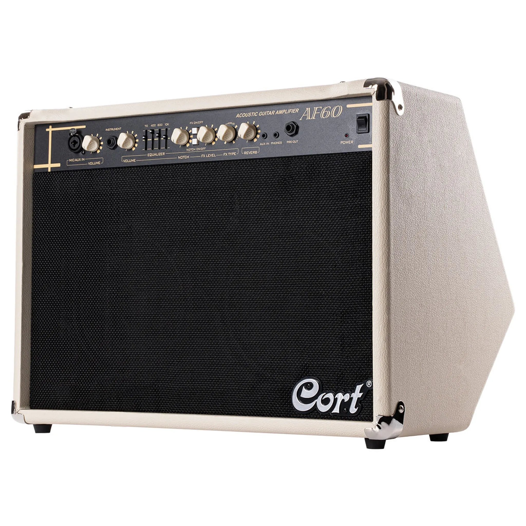 Cort AF60 60W Acoustic Guitar Amplifier - Natural - Image 2