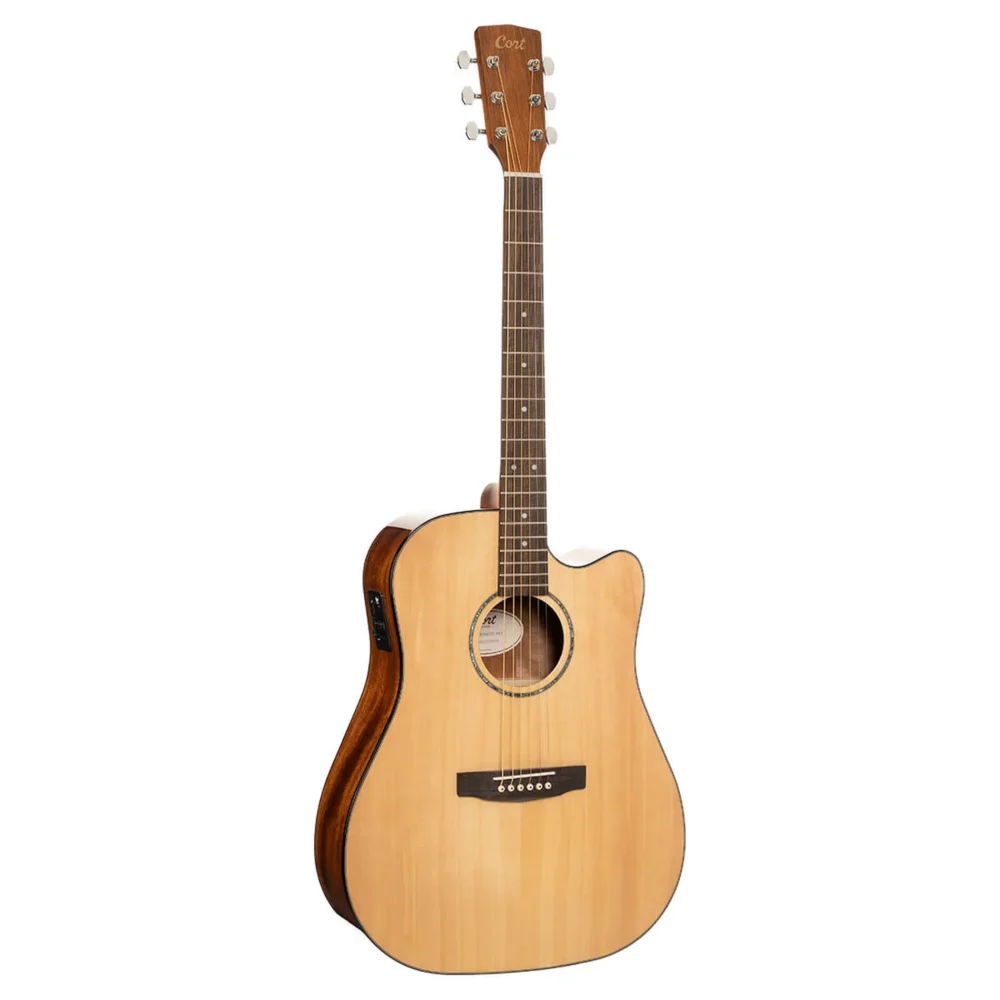Cort Earth60CE Acoustic Electric Guitar - Natural Gloss
