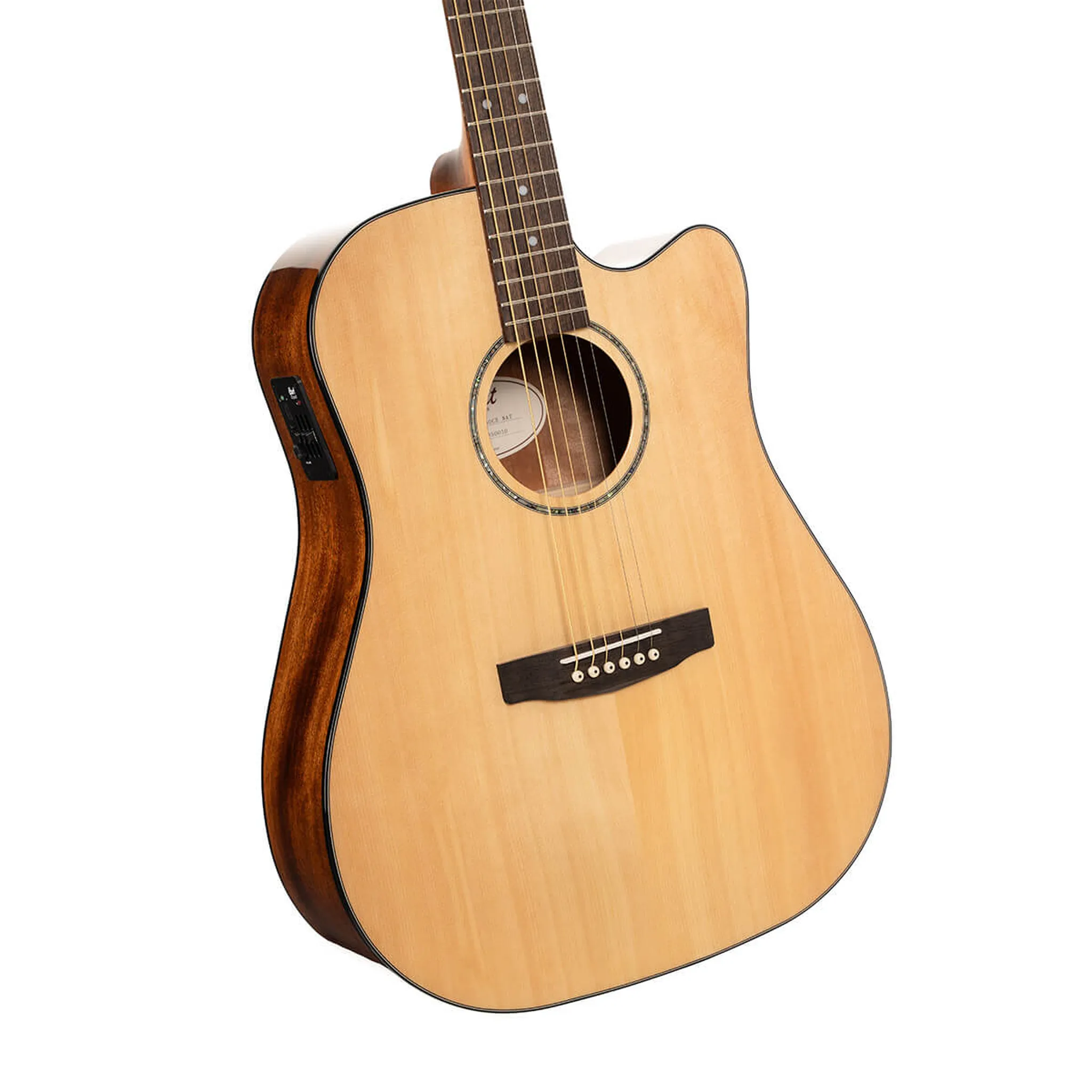 Cort Earth60CE Acoustic Electric Guitar - Natural Gloss - Image 8