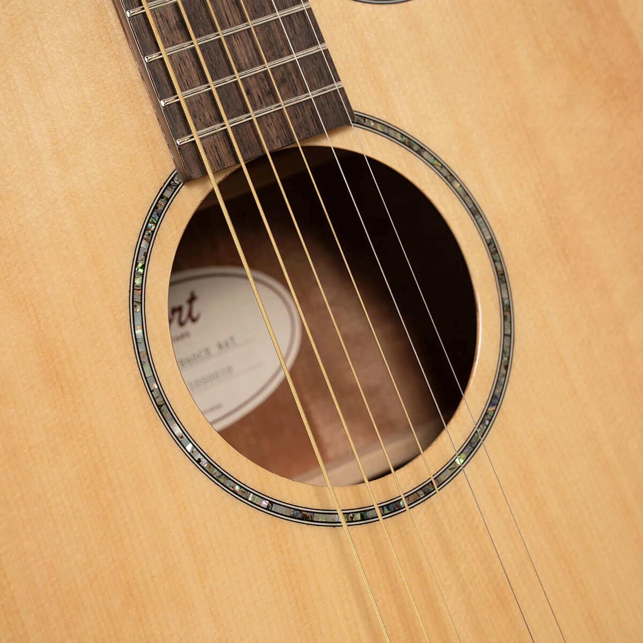 Cort Earth60CE Acoustic Electric Guitar - Natural Gloss - Image 9