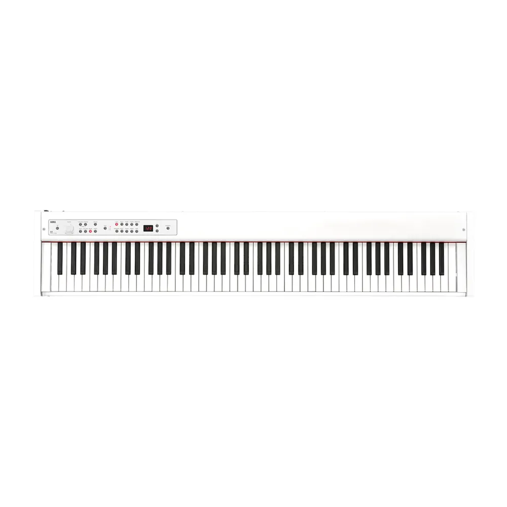 Korg D1 88 Note Weighted Key Stage Piano - White