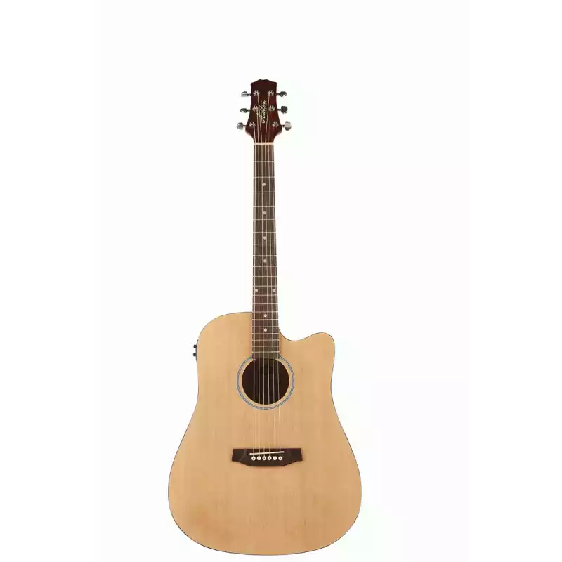 Ashton Sl20 Natural Slimline Acoustic Guitar
