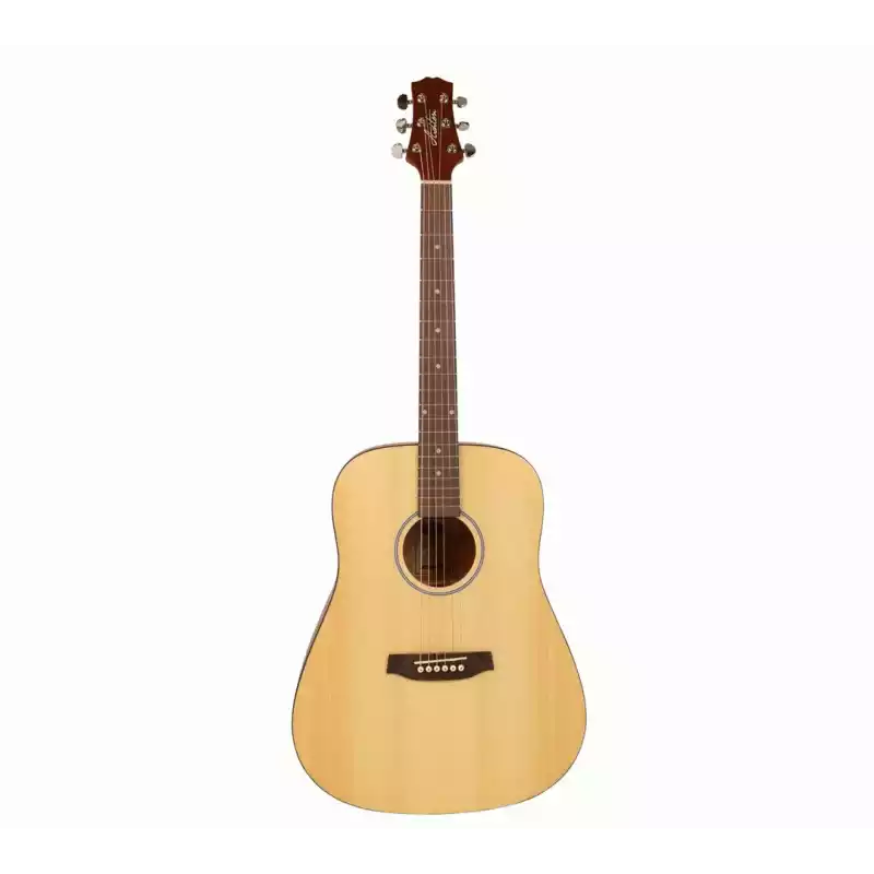Ashton D20 Natural Left-Handed Acoustic Guitar