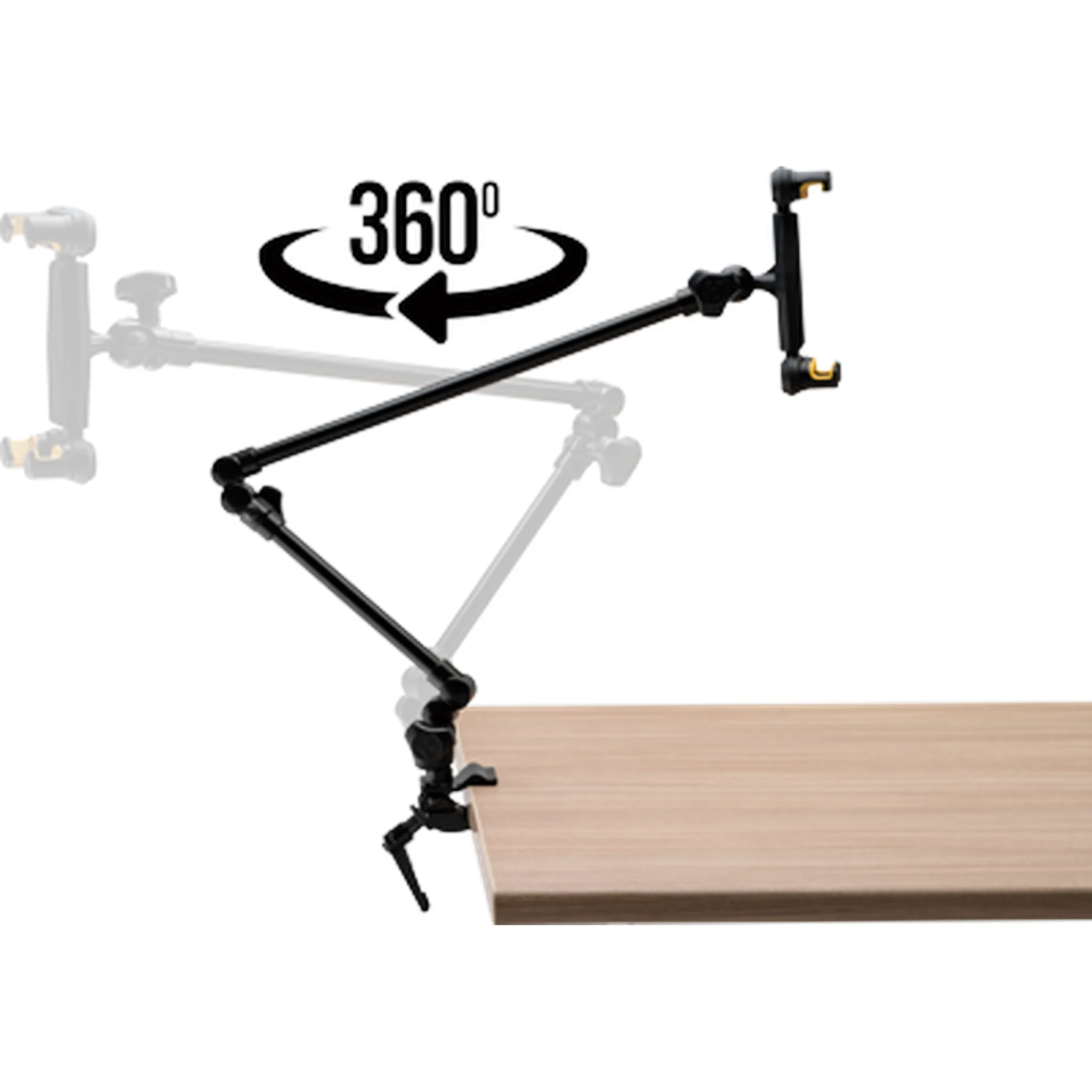 Hercules DG327B Tablet Articulated Arm Holder - Image 3