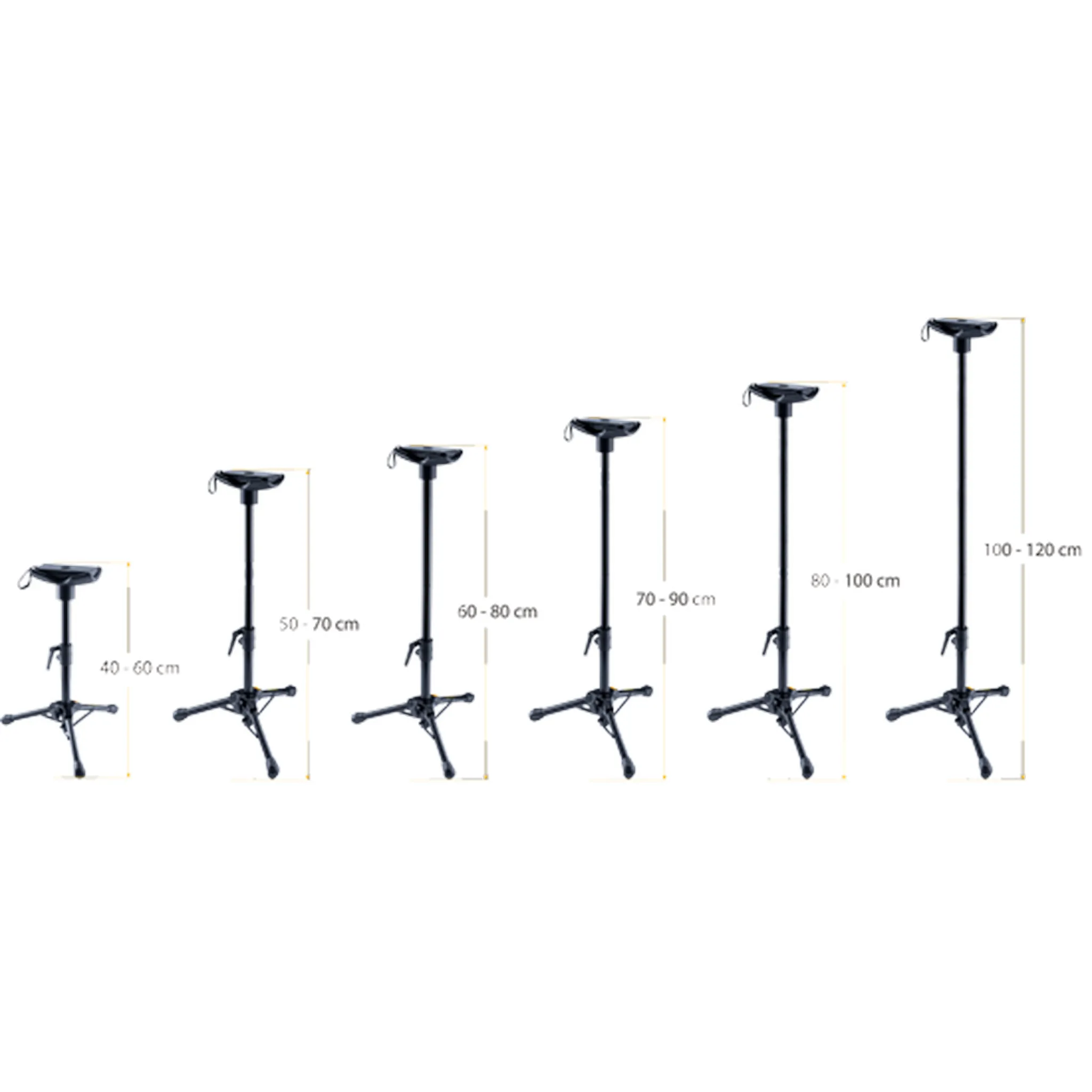 Hercules DS753BB 2 Way Adjustable Low Brass Stand - Image 5