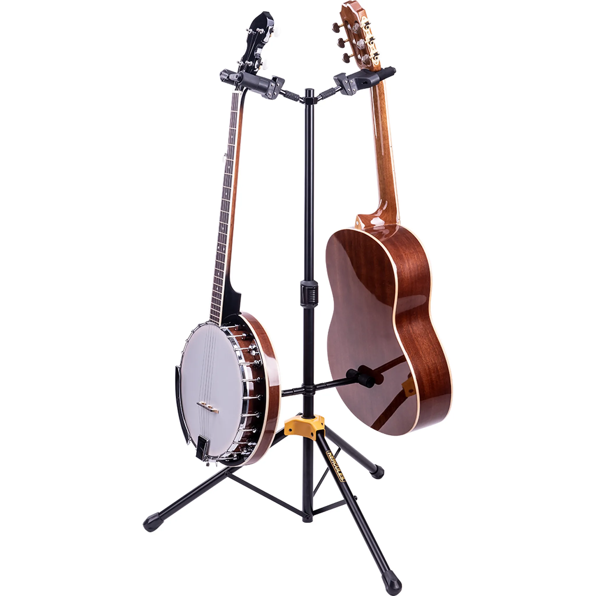 Hercules GS422BPLUS Auto Grab Double Guitar Stand w/ Rest - Image 2