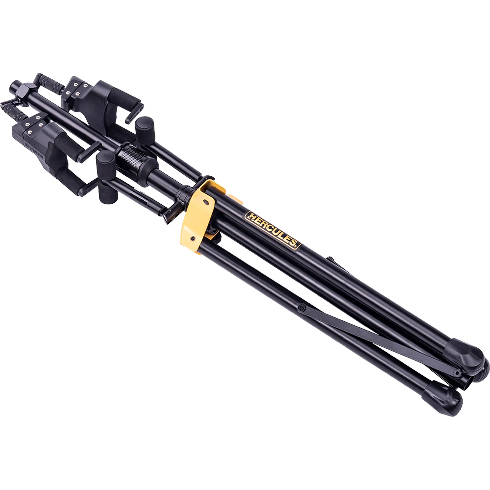 Hercules GS422BPLUS Auto Grab Double Guitar Stand w/ Rest - Image 4