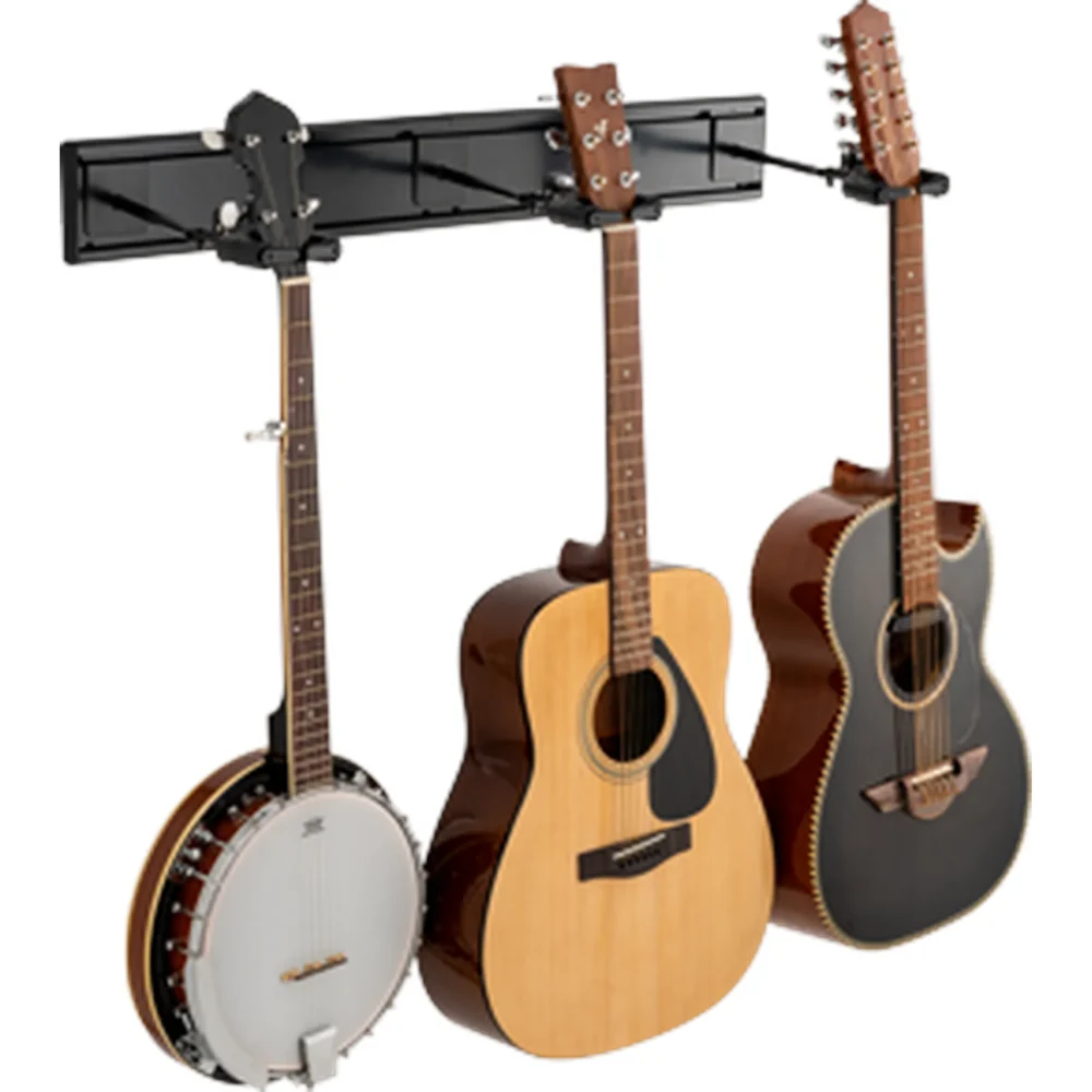 Hercules GSP403SB 3 Guitar Wall Hanger Rack Pack