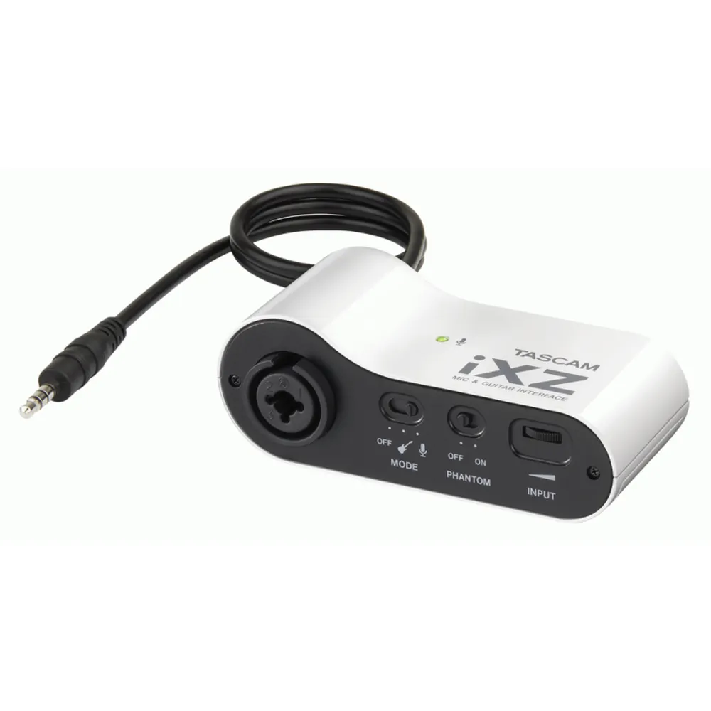 Tascam iXZ Mic & Instrument Interface for iPad/iPhone/iPod Touch