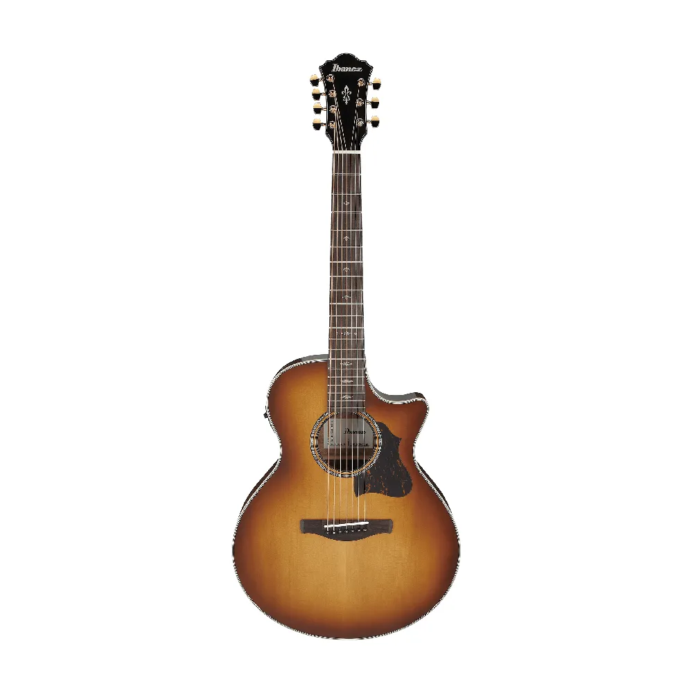 Ibanez AE3007FMH Tobacco Edge Burst High Gloss 7 String Acoustic Guitar
