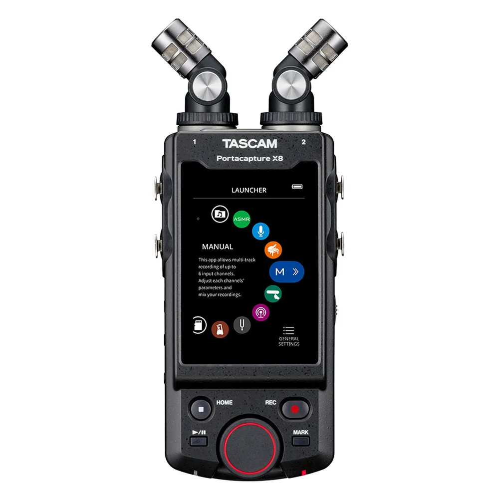 Tascam Portacapture X8 8-Channel 32-Bit Float Portable Audio Field Recorder