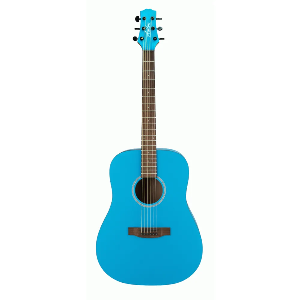 Ashton SPD30 Blue Acoustic Guitar With Gig Bag