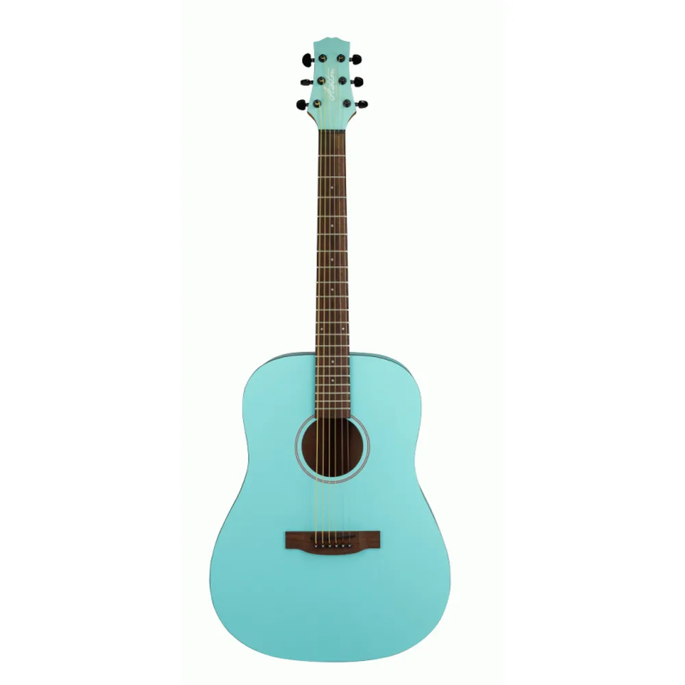 Ashton SPD30 Tropic Blue Acoustic Guitar With Gig Bag