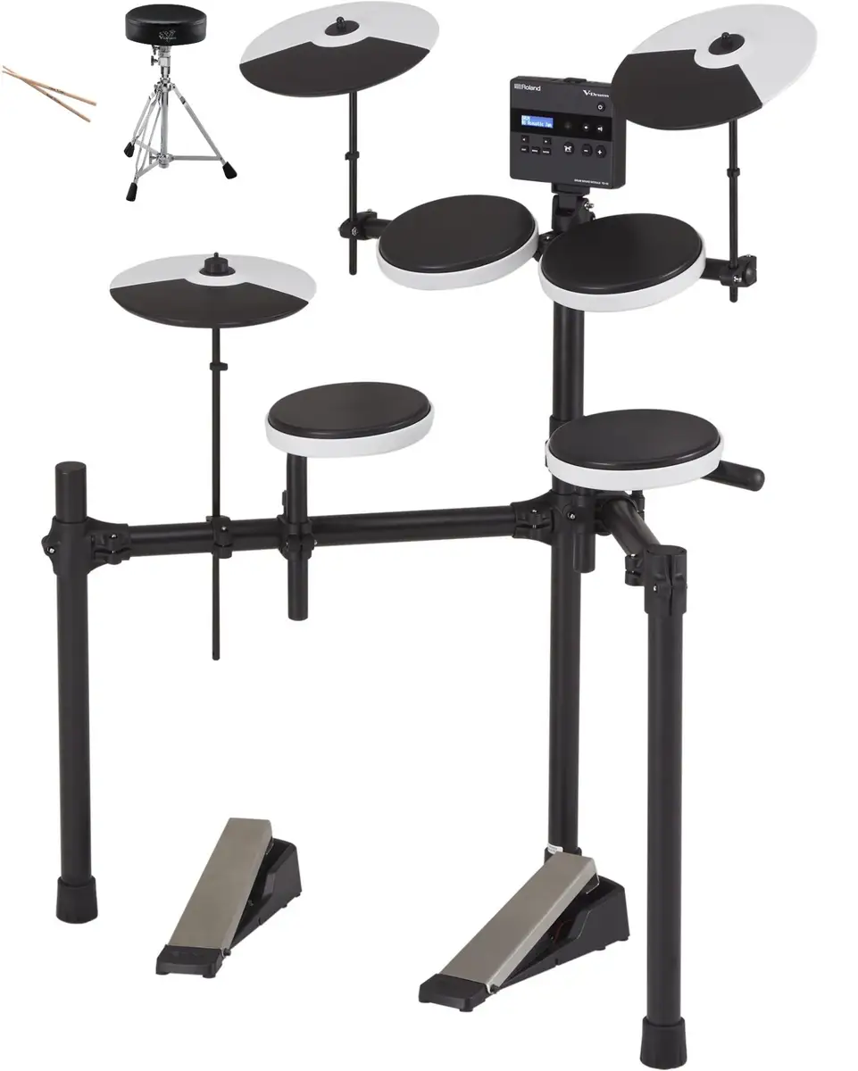 Roland TD-02K V-Drums Complete Kit with Hardware Pack